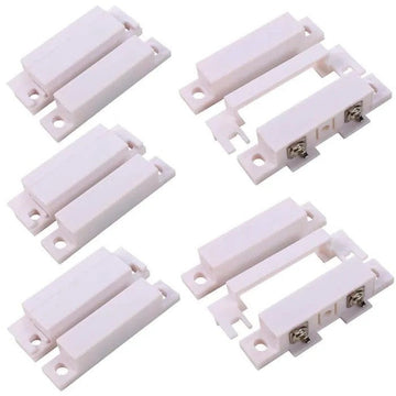 5 Detecteur ouverture capteur magnetique contact alarme nf saillie blanc mc-31 ECLATS DESTOCKAGE
