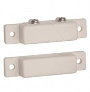 Detecteur ouverture magnetique contact nf saillie adhesif blanc alarmes ECLATS DESTOCKAGE