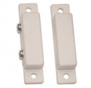 Detecteur ouverture magnetique contact nf saillie adhesif blanc detecteurs d ouverture alarmes ECLATS DESTOCKAGE