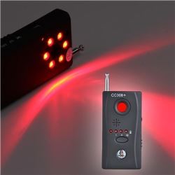 Detecteur RF micro camera hf cc308+ pour DECT radio et écoute avec 6 LED ECLATS DESTOCKAGE