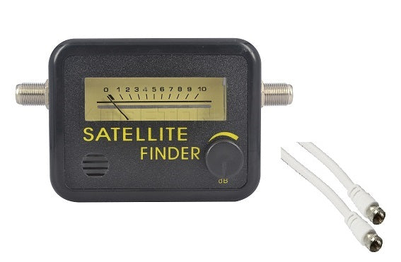 Detecteur satellite 950 2050 mhz + cable coaxial 75 ohm sat 1.5m fiche f mâle vers f mâle ECLATS DESTOCKAGE