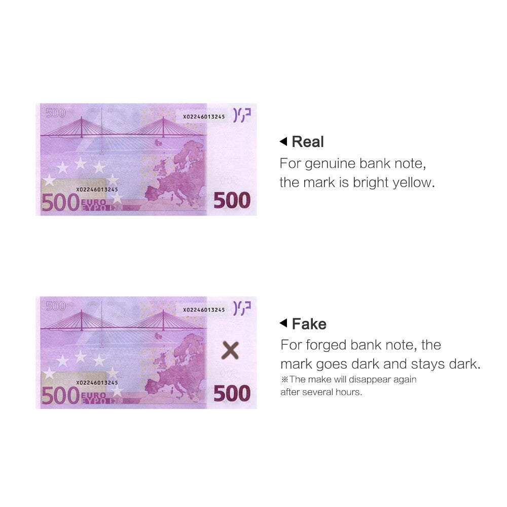 Detecteur stylo pour faux billet feutre testeur 14 devises euro usd detection detector ECLATS DESTOCKAGE