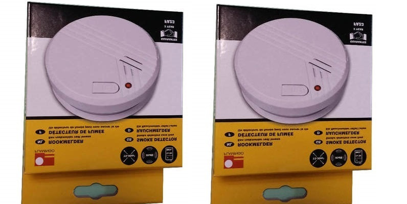 Détecteurs de fumée incendie alarme autonome 9v buzzer en 14604 - ECLATS DESTOCKAGE