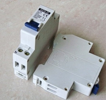 Disjoncteur electrique modulaire phase neutre 20a courbe c 4,5 ka rail din certifié ce ECLATS DESTOCKAGE