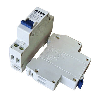 Disjoncteur modulaire dpn 1p n calibre 6a 4.5ka 230v rail din 1 phase + neutre bipolaire ECLATS DESTOCKAGE