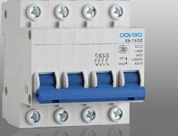Disjoncteur tetrapolaire dz47-63-4p-32 32a 380v modulaire 3 ph n rail din courbe c ECLATS DESTOCKAGE
