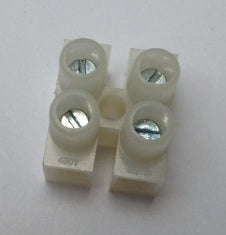 Domino electrique barrette 2 bornes connecteurs tbp02/1.5 450v 15a 1.5mm² protection cablage ECLATS DESTOCKAGE
