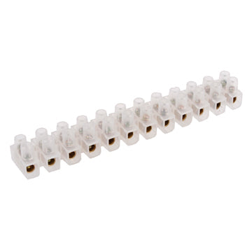 Domino electrique barrette raccordement 12 plots 10a 15a 2,5 à 4 mm² barrettes connection jonction ECLATS DESTOCKAGE