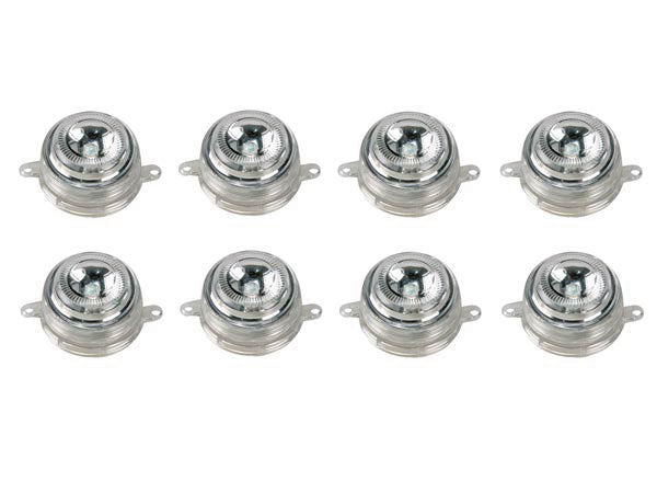 Eclairage 8 led 12v a effet perle blanc 12vcc 2w chlplw 5410329388638 ECLATS DESTOCKAGE