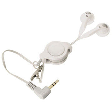 Ecouteurs fiche stereo 3.5mm fil retractable avec attache ceinture ipd-earph10 pour ipod® könig ECLATS DESTOCKAGE