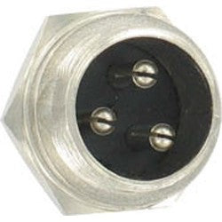 Embase chassis male 3 pin cb 3 broches nc513 cocbnc513 ECLATS DESTOCKAGE