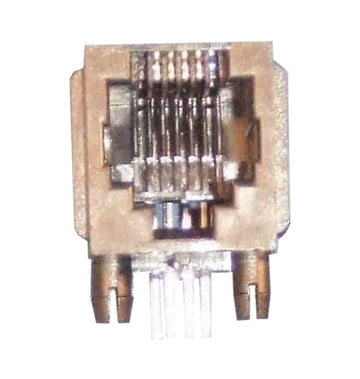 Embase modulaire rj11 femelle pour circuit imprimé 6 plots 4 contacts ECLATS DESTOCKAGE
