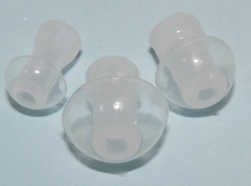 Embout oreille pour sonotone prothese aso et aso1 lot de 3 embouts petit moyen et gros format - ECLATS DESTOCKAGE