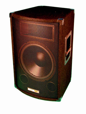 Enceinte acoustique deux voies full grid 12 500w (la piece) sono trapezoidale grille vdsg12 ECLATS DESTOCKAGE