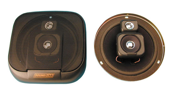 Enceinte auto 100w 2 voies encastree (la paire) cs15100 enceintes autos haut parleur vehicule ECLATS DESTOCKAGE