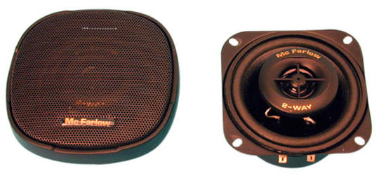Enceinte auto 80w 2 voies encastree (la paire) enceintes autos haut parleur vehicule sonorisation ECLATS DESTOCKAGE