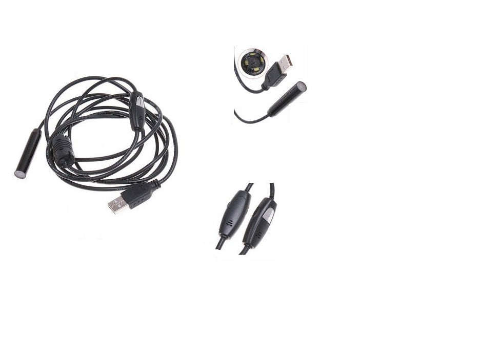 Endoscope camera couleur étanche ip66 usb 2m inspection bouche dent dentiste dentaire tuyau ECLATS DESTOCKAGE