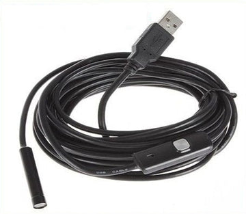 Endoscope usb 5m microscope numérique caméra de 4 led inspection flexible étanche ECLATS DESTOCKAGE