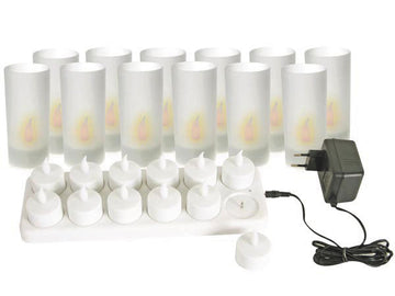 Ensemble 12 bougies rechargeables à led eclairage decoratif lumiere xmcl12 douce basse consommation 1687334598744 ECLATS DESTOCKAGE