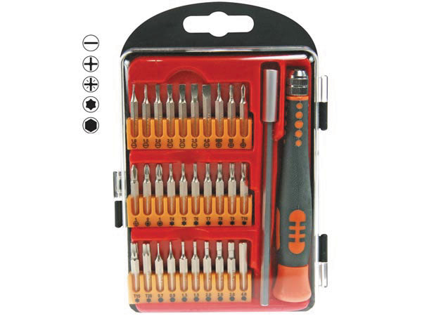 Ensemble 32 tournevis de precision travaux minutieux horlogerie montre vtscrset10 velleman ECLATS DESTOCKAGE