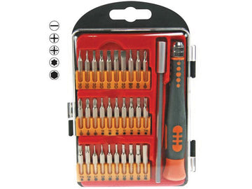 Ensemble 32 tournevis de precision travaux minutieux horlogerie montre vtscrset10 velleman ECLATS DESTOCKAGE