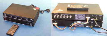Ensemble de controle video pour 4 cameras avec telecommande (selecteur 4 canaux panneau de ECLATS DESTOCKAGE