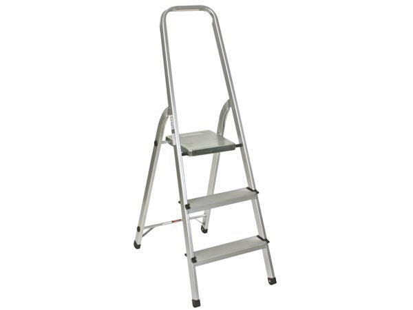 Escabeau leger aluminium 2 marches plateforme echelle 151 2a legere 3 niveaux perel ECLATS DESTOCKAGE