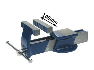 Etau en acier 100mm a base fixe wvs100n ECLATS DESTOCKAGE