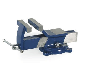 Etau en acier 125mm a base tournante pour etabli table travail wvs125s outillage outil perel ECLATS DESTOCKAGE
