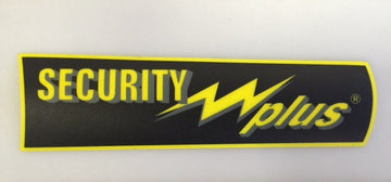 Etiquette adhesive security plus 185x50mm signalisation affichage panneau sticker autocollant ECLATS DESTOCKAGE
