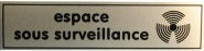 Etiquette sticker 150000v protection electronique effraction autocollant dissuasive espace protege ECLATS DESTOCKAGE