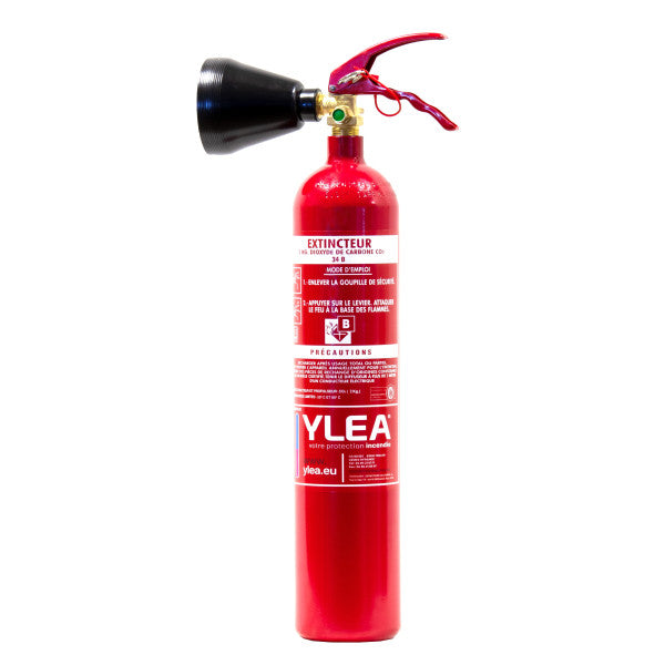 Extincteur 2 kg co2 (ou dioxyde de carbonne) co2up en3 norme europeenne classe feux abc extincteur ECLATS DESTOCKAGE