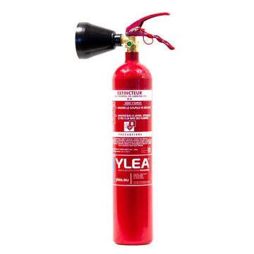 Extincteur 2 kg co2 (ou dioxyde de carbonne) co2up en3 norme europeenne classe feux abc extincteur ECLATS DESTOCKAGE