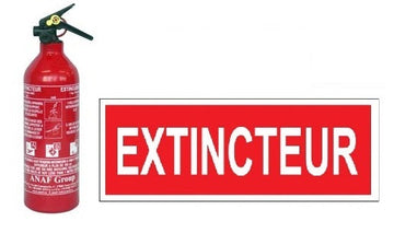 Extincteur poudre 1kg 23110 en3 1k classe norme europeenne in3p feux abc extincteurs a poudre ECLATS DESTOCKAGE