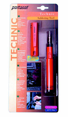 Fer a souder au gaz rechargeable MK1 sans fil gasiron gaz iron braun colibri ronson roventa ECLATS DESTOCKAGE
