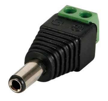 1 Fiche adaptateur cc 5.5 x 2.1mm male vers connexion a vis 1 pcs cd022 ECLATS DESTOCKAGE