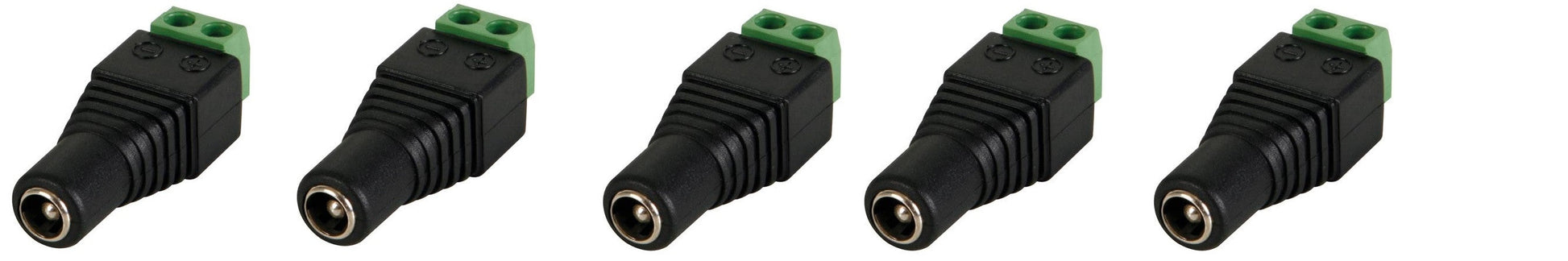 Fiche adaptateur cc 5.5 x 2.5mm femelle vers connexion a vis 5pcs ECLATS DESTOCKAGE