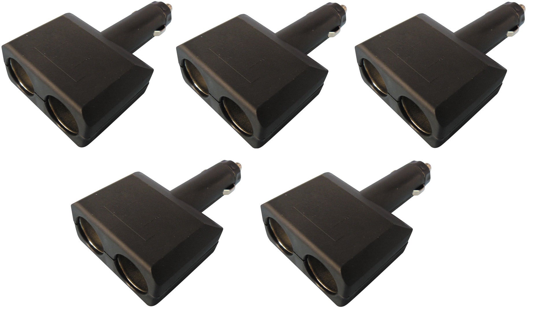 5 Fiche allume cigare double mâle 2 x prise femelle adaptateur doubleur alimentation auto plugc3 ECLATS DESTOCKAGE