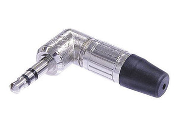 Fiche audio 3.5mm neutrik coudee boîtier métallique ntr ntp3rc ECLATS DESTOCKAGE