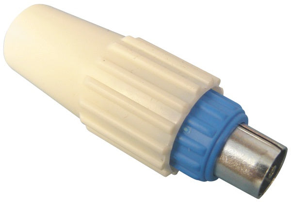 Fiche coaxiale mâle 9,5mm (pièce) pour television tv electricite ECLATS DESTOCKAGE