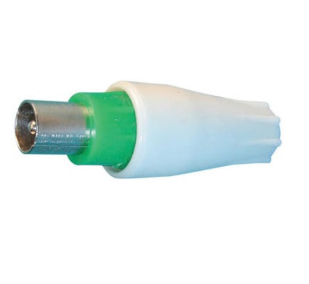 Fiche coaxiale tv mâle 9mm (pièce) electricite cv003 prise pour television velleman ECLATS DESTOCKAGE