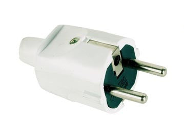 Fiche electrique 220v 16a mâle secteur electricite branchement acm2w emp1 velleman perel 230v 240v ECLATS DESTOCKAGE