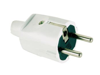Fiche electrique mâle secteur 220v 16a electricite branchement acm2w emp1 velleman perel 230v 240v ECLATS DESTOCKAGE