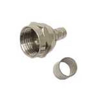 Fiche f a sertir 8mm pour coaxial ECLATS DESTOCKAGE