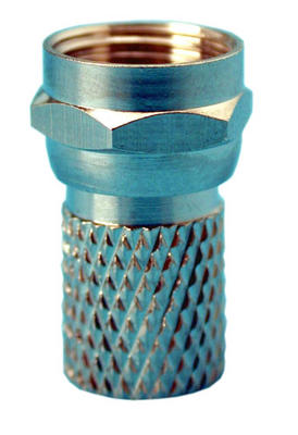 Fiche f a visser 6mm pour coaxial ø6mm rg59 kx6 (1 pièce) 75 ohm ø6.2mm radio television ECLATS DESTOCKAGE