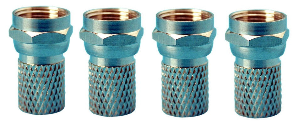 4 Fiche f a visser 6mm pour coaxial ø6mm rg59 kx6 75 ohm ø6.2mm cf02b ECLATS DESTOCKAGE