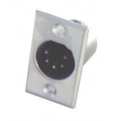 Fiche male xlr 5 poles embase chassis ref:co2035 ECLATS DESTOCKAGE