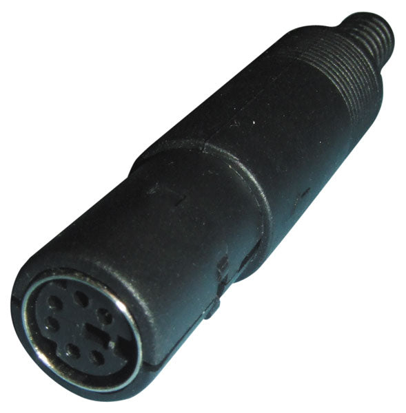 Fiche 6 PIN mini din femelle audio 6 plots pour camera surveillance video ca091 ECLATS DESTOCKAGE