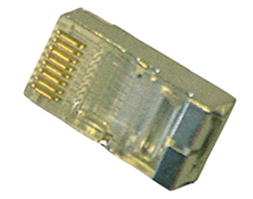 Fiche modulaire rj45 8p/8c pour reseau (1 pièce) plug mâle 8 poles blindee co8p8cmbl ECLATS DESTOCKAGE