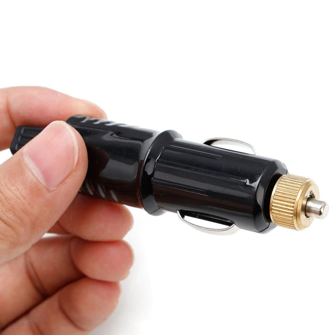 Fiche prise allume cigare 15a porte fusible mâle avec led automobile auto 12v camion 24v ECLATS DESTOCKAGE